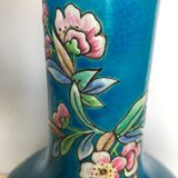 Longwy enamel vase