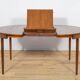 Ensemble table de salle à manger et chaises du milieu du siècle en teck par Hans Olsen pour Frem Røjle.