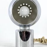 Italian Space Age chrome table lamp signed by Reggiani