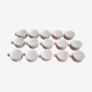 Lot de 15 tasses vintage en plastique Air Littoral