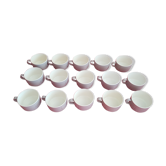 Lot de 15 tasses vintage en plastique Air Littoral