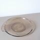 Art Deco clear glass dish. Val Saint Lambert. Belgium