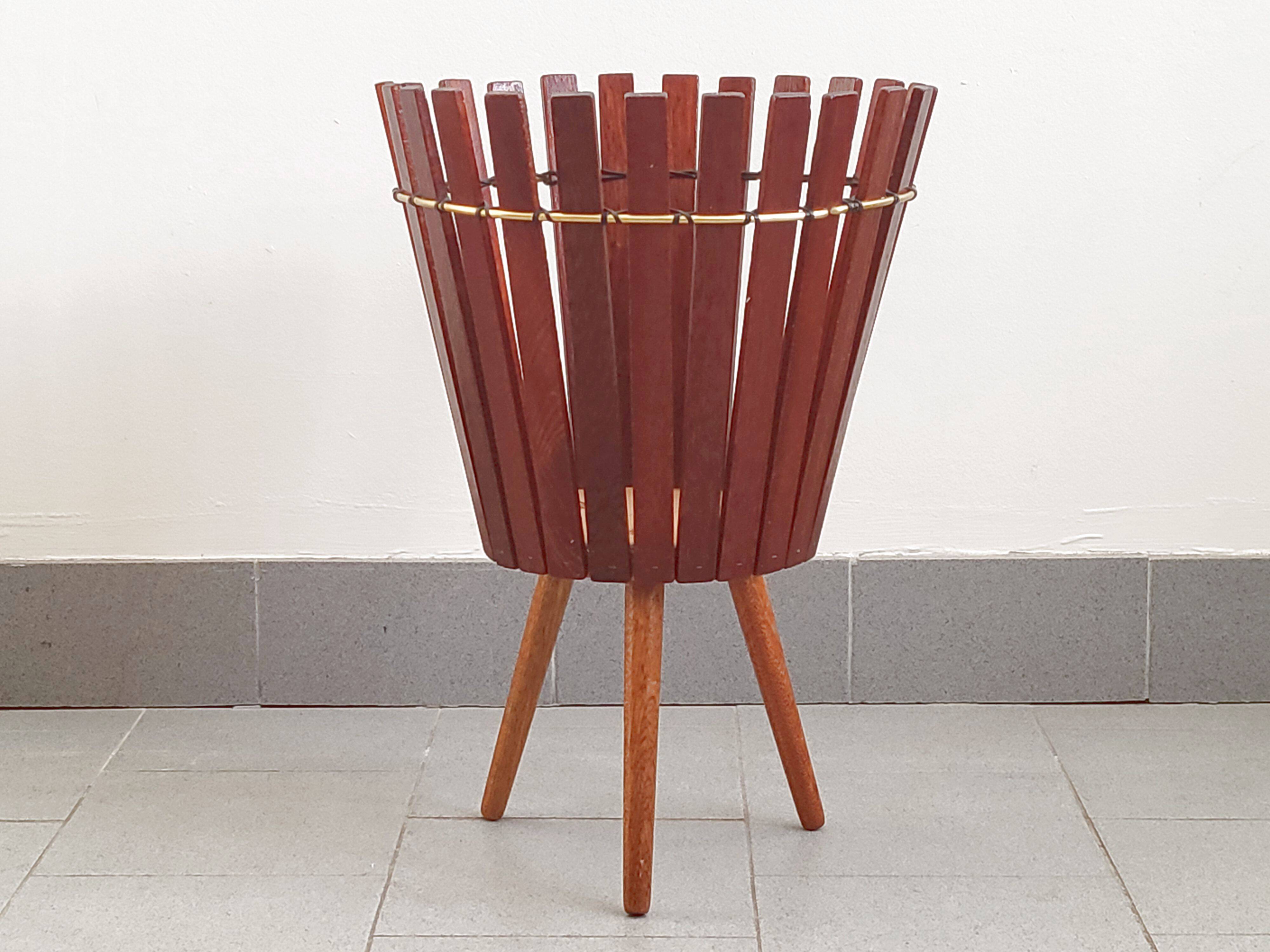 Porte-plantes vintage scandinave 1960