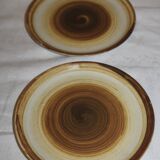 Lot of 6 dessert plates Longchamp Model log