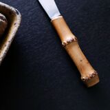 Cheese knife with bamboo handle, 60s