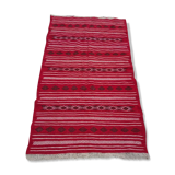 Handmade red berber carpet 240x140cm