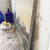 Ancient landscape canvas