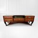 Mid-Century Modern Dresser in Wood by Dassi, Italy, 1950s