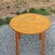 1970s Scandinavian-style coffee table in birch veneer.