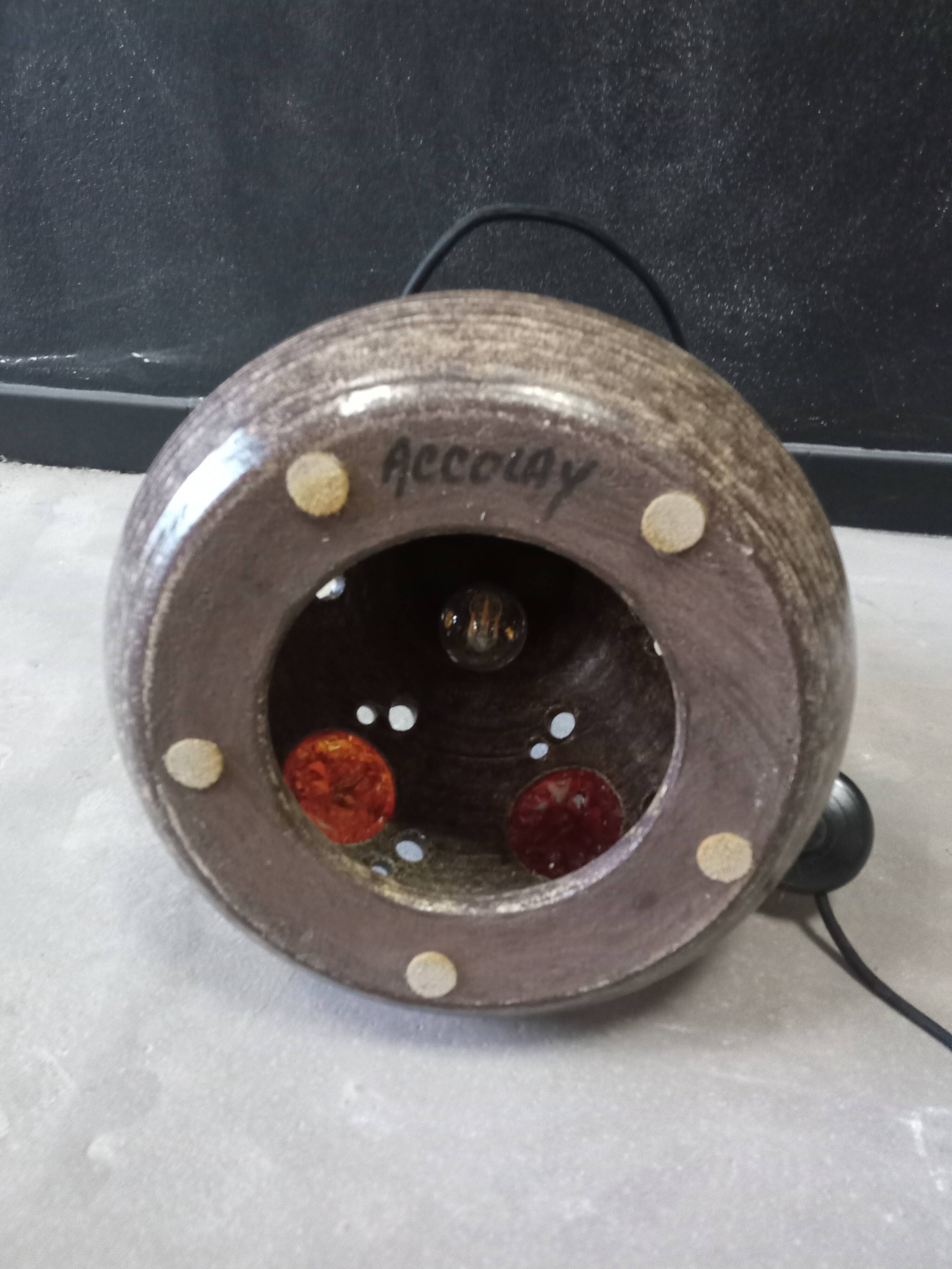 Important lamp by Georges Pelletier.