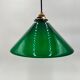 Lampe opaline verte ancienne