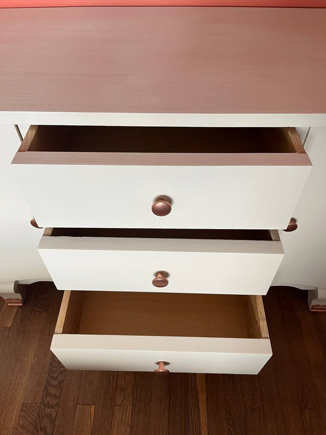 Antique chest of drawers / dressing table refurbished