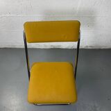 Mustard yellow folding chair
