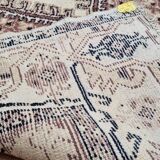 Vintage Berber rug, pure wool, hand-woven 254 x 154 cm