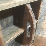 Toolbox with black patina handle