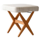 Scandinavian di Alf Svennson oak footstool 1960s vintage