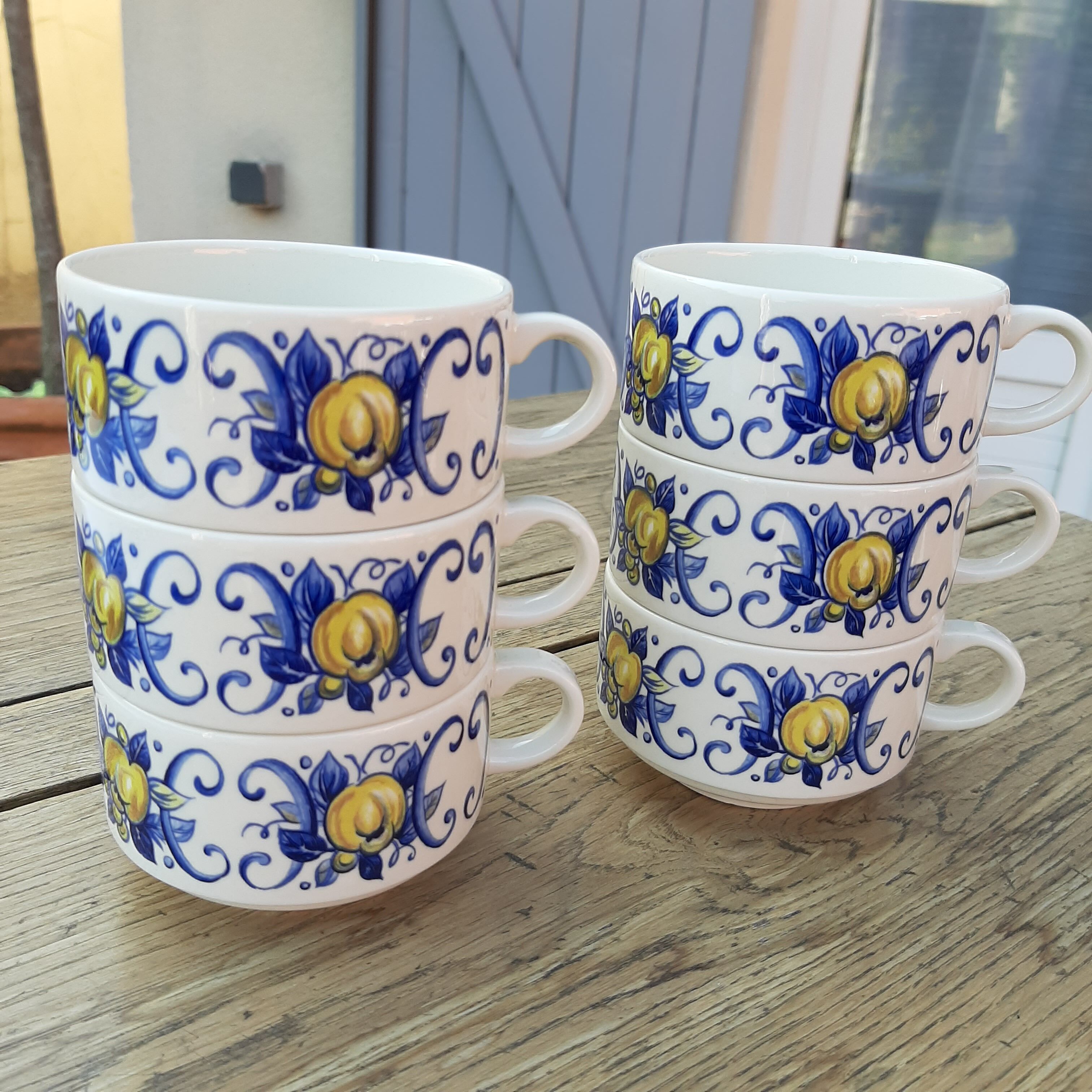 6 tea cups Cadiz Villeroy and Boch