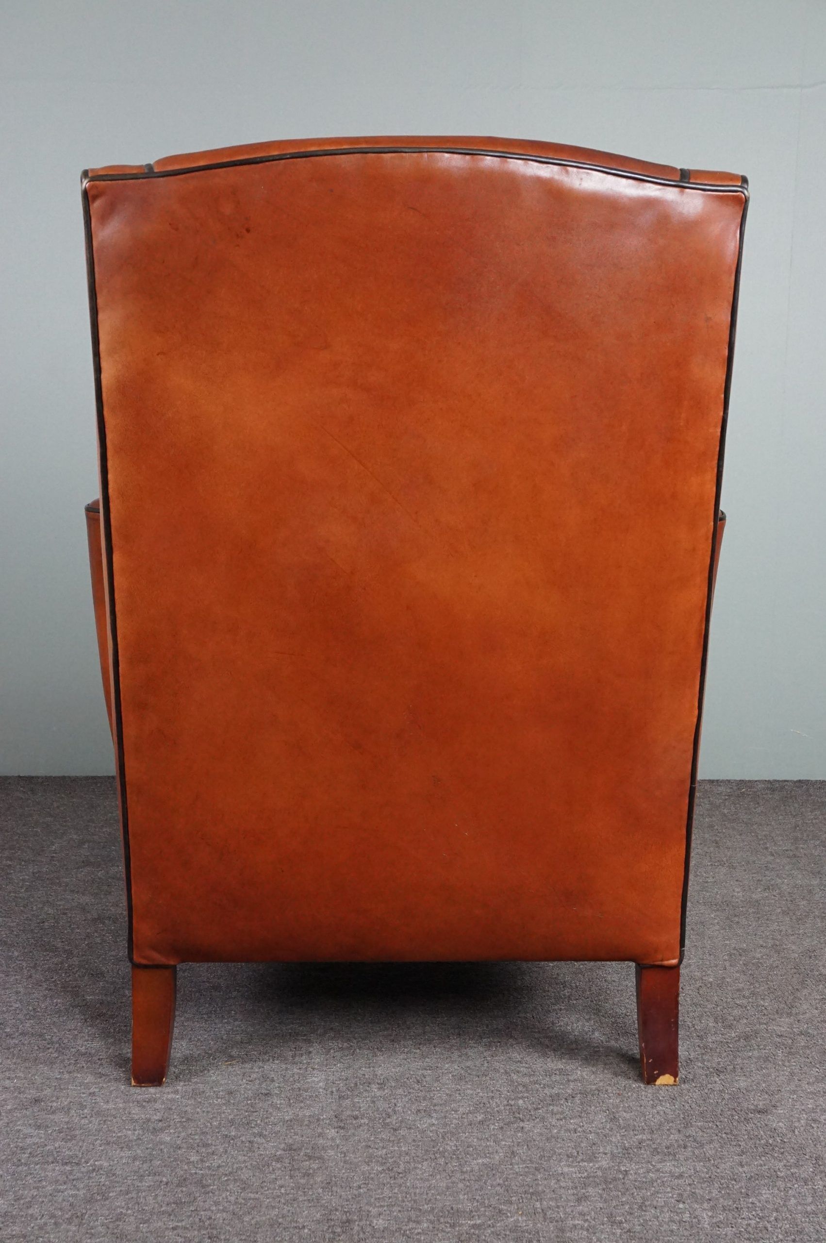 Design leather armchair