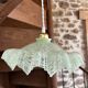 Suspension opaline vintage