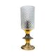 Brass night lamp, Kolarz, Germany, 1970s.