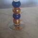 Glass candle holder