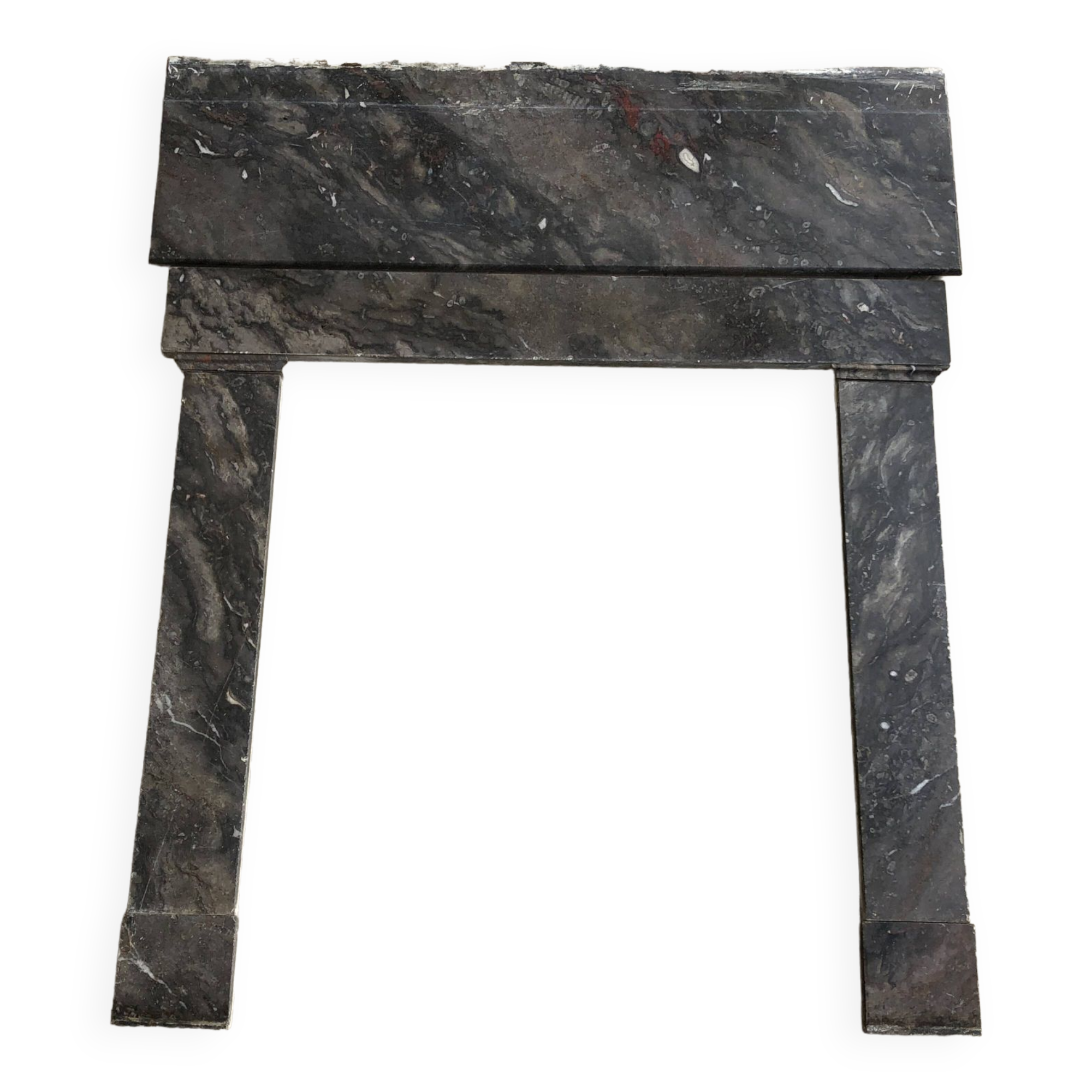 19th-century marble fireplace