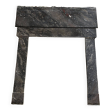 19th-century marble fireplace