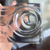 Vase en cristal Walther Kristallglas style Bauhaus