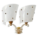 Vintage 50s rockabilly wall lamp