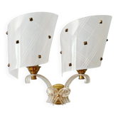 Vintage 50s rockabilly wall lamp