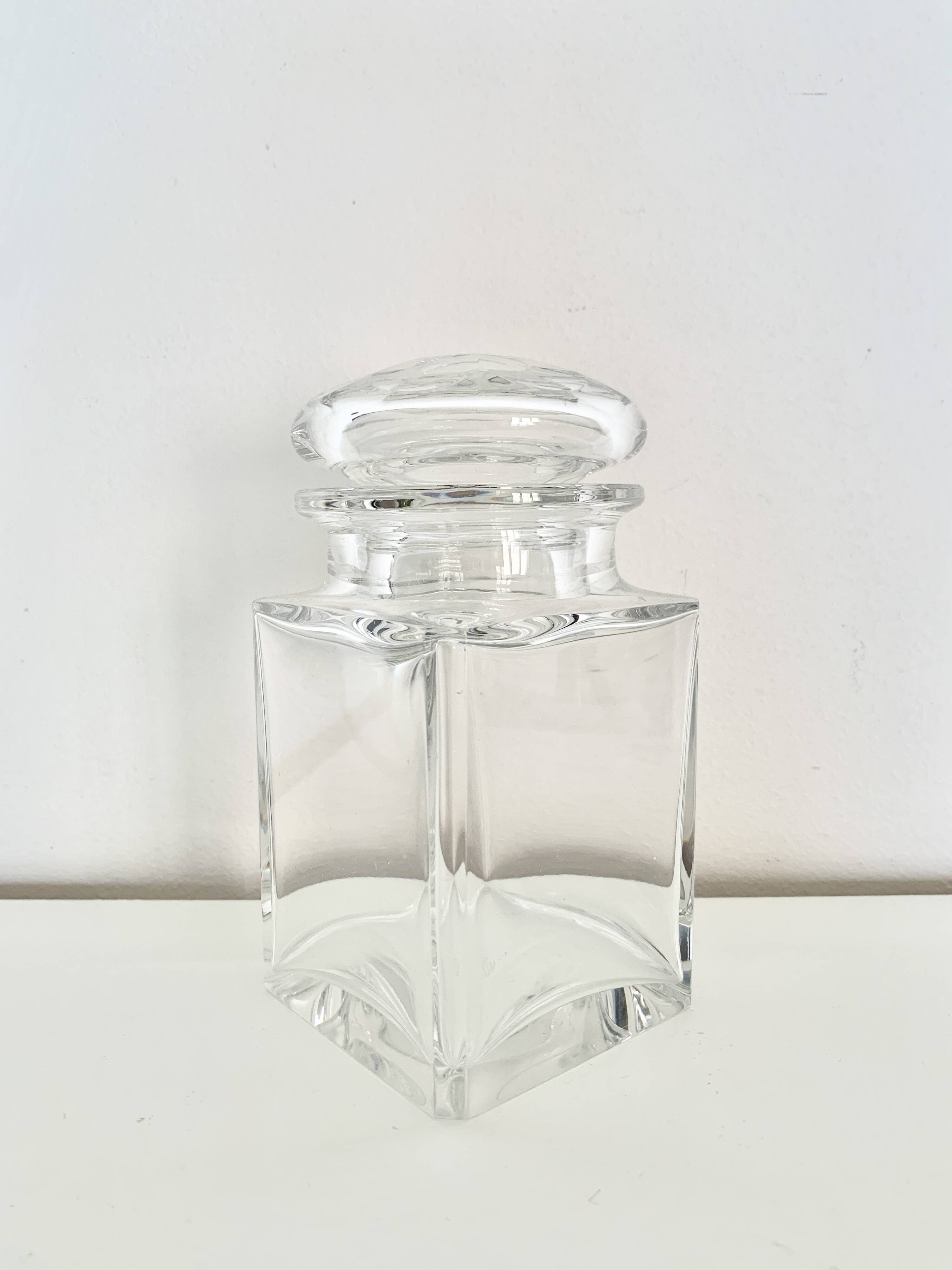Pot couvert Baccarat en cristal
