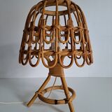 Bamboo bedside lamp