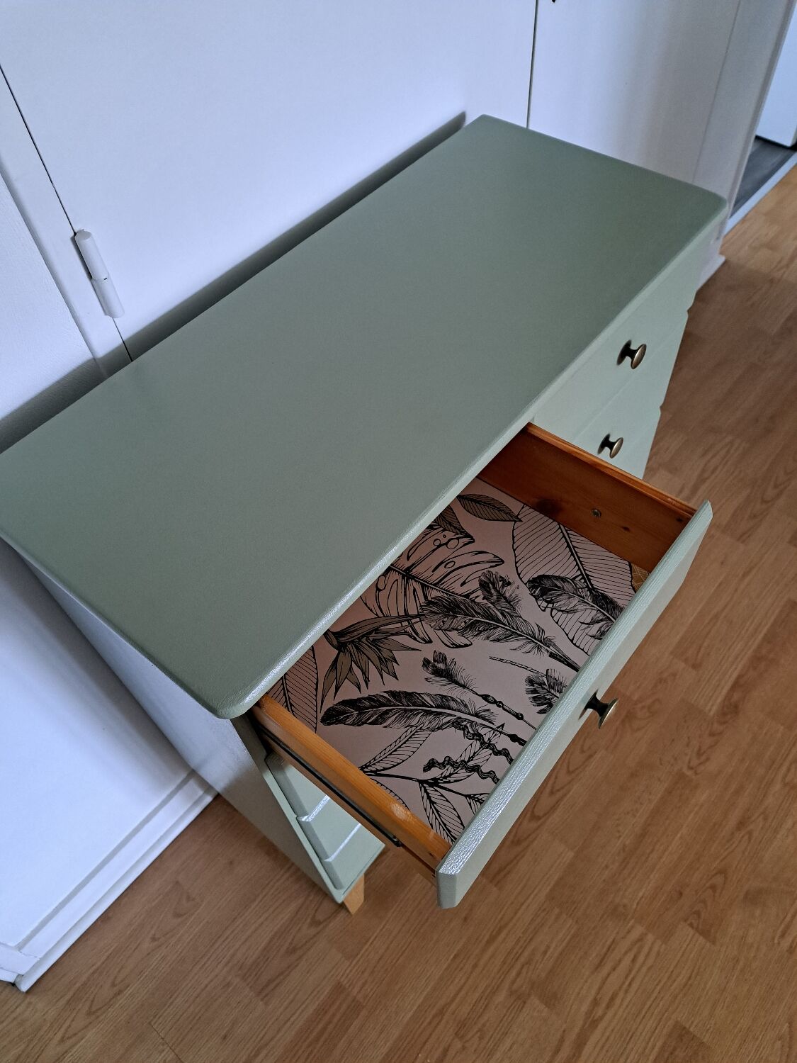 Rød Sødgren chest of drawers forest green