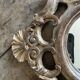 Antique baroque mirror gilded with leaf – carved wood