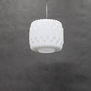 1970s Glass Pendant Light, Czechoslovakia