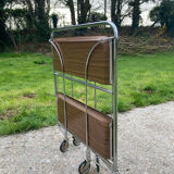 Folding Formica trolley/serving table