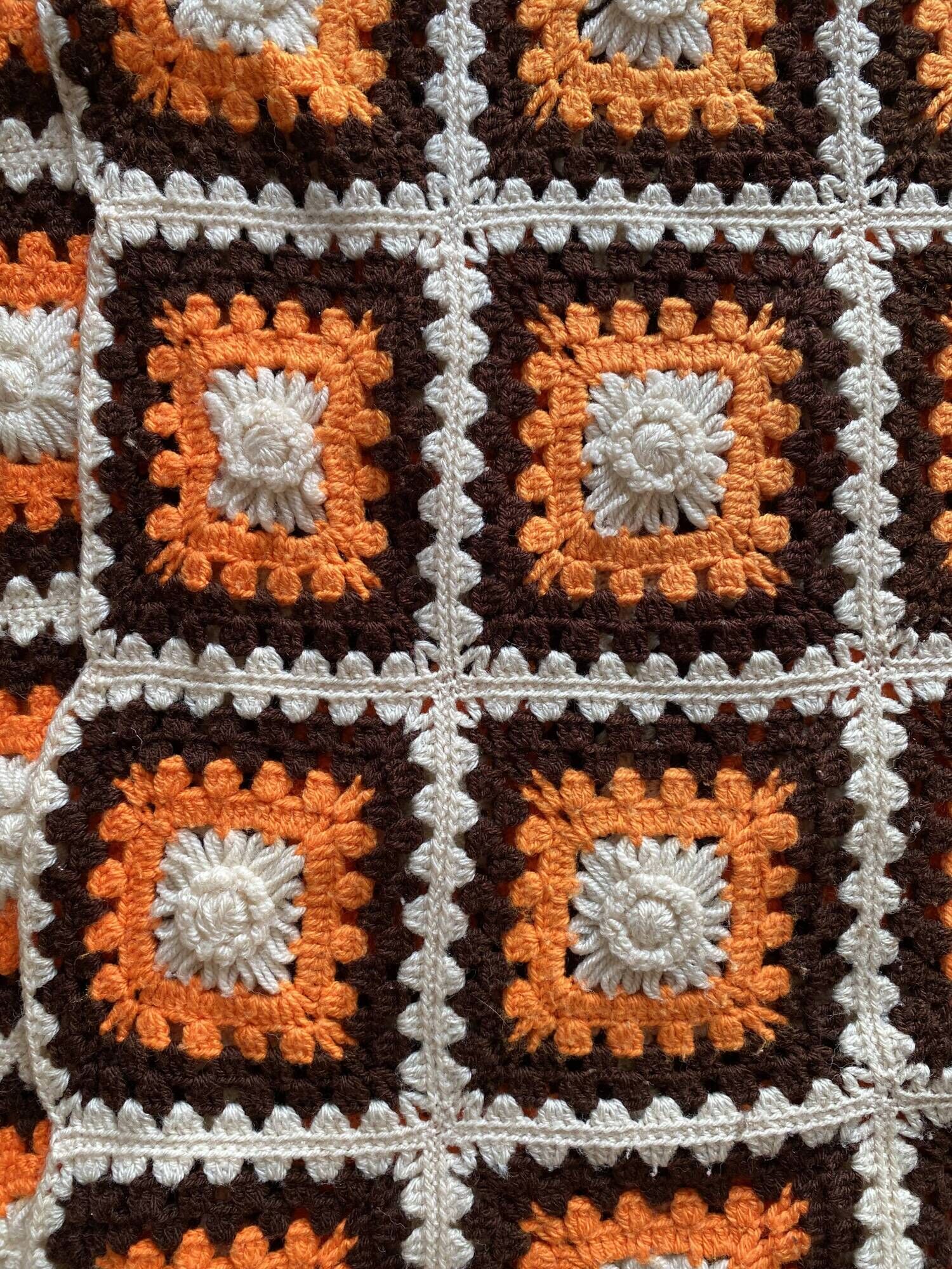 Granny square bedspread