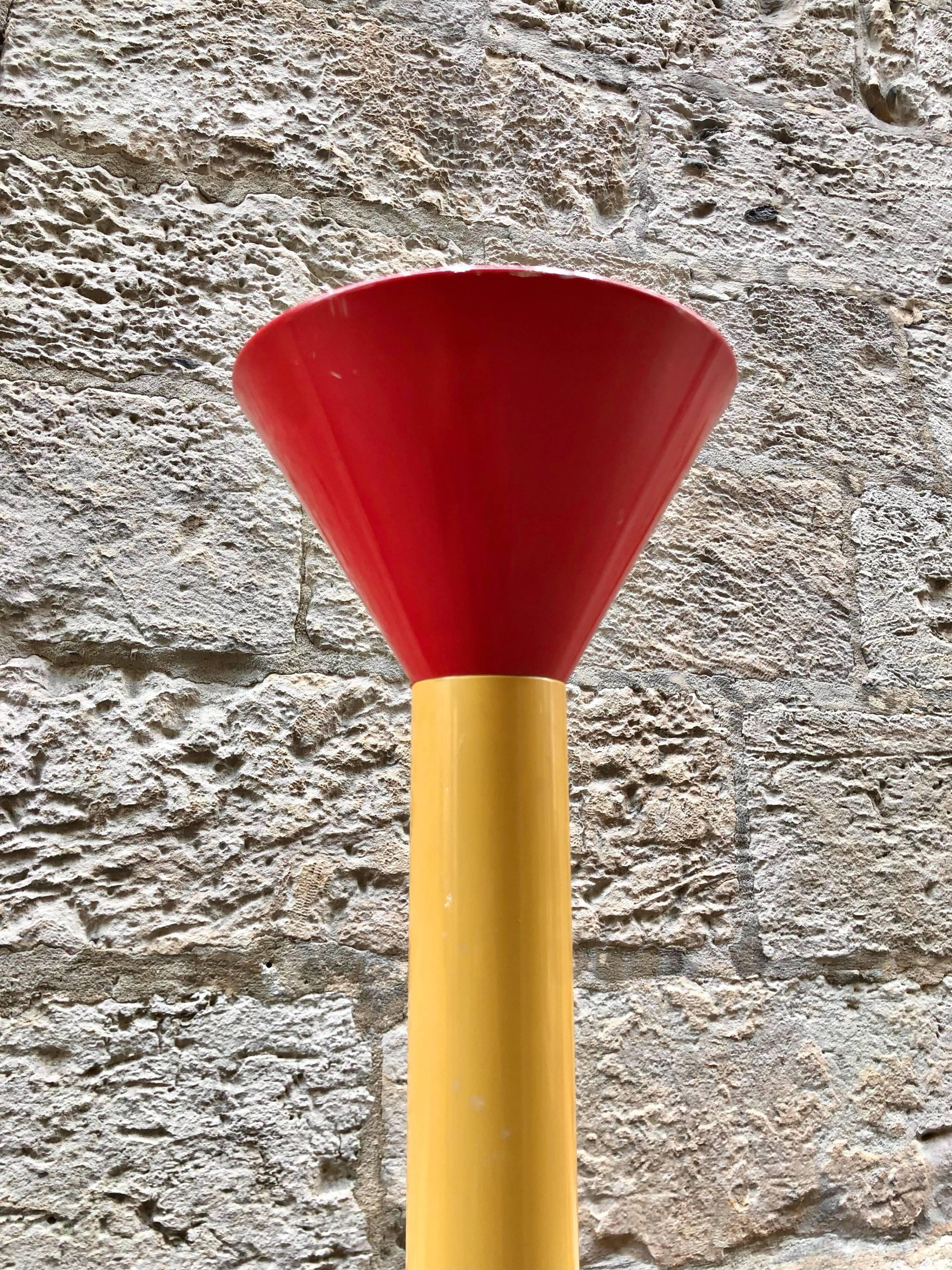 Rare floor lamp by Ettore Sottsass, Callimaco model