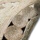 Round bohemian jute rug 120 cm
