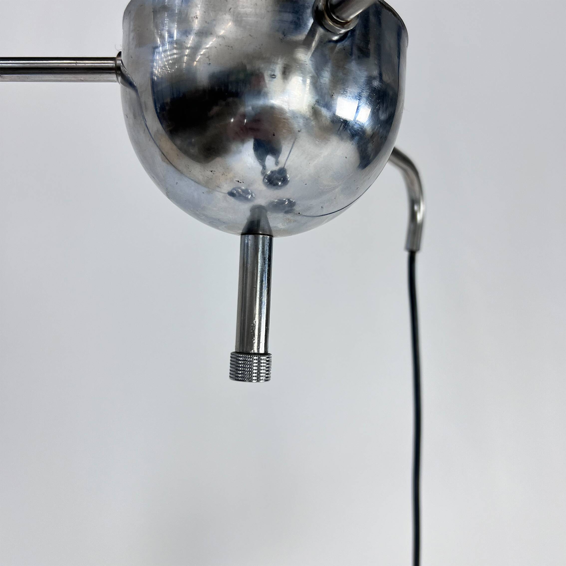 Space Age Chrome Pendant, 1970s