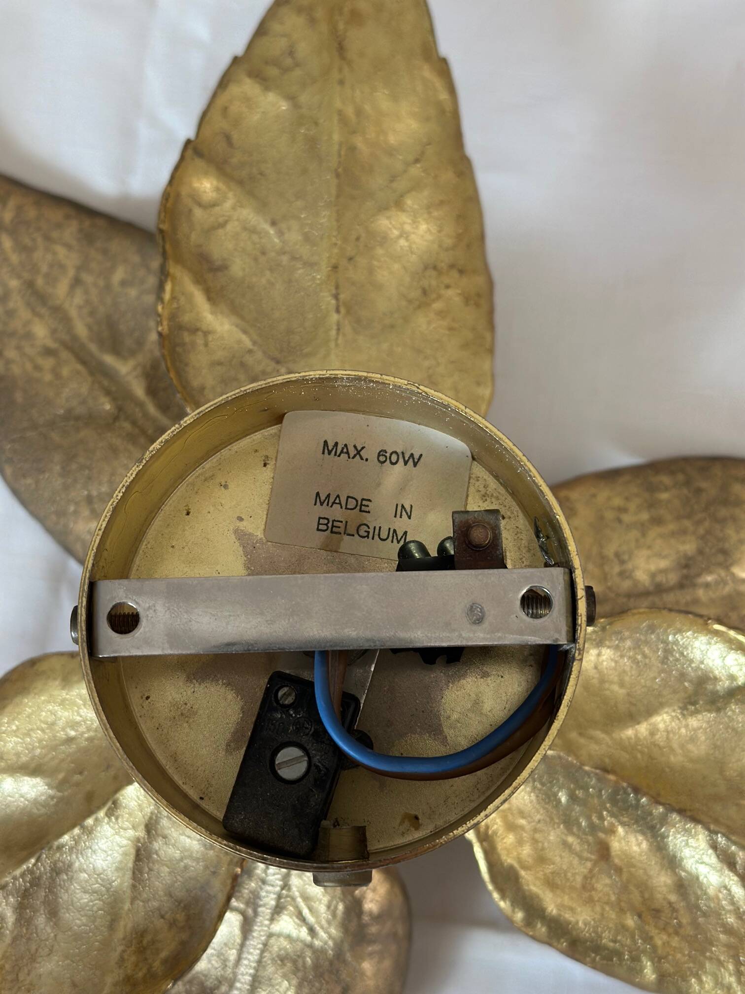 Pair of wall sconces by Willy Daro