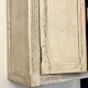 2-door wall cupboard in beige wood ☐ 59 x 50 cm