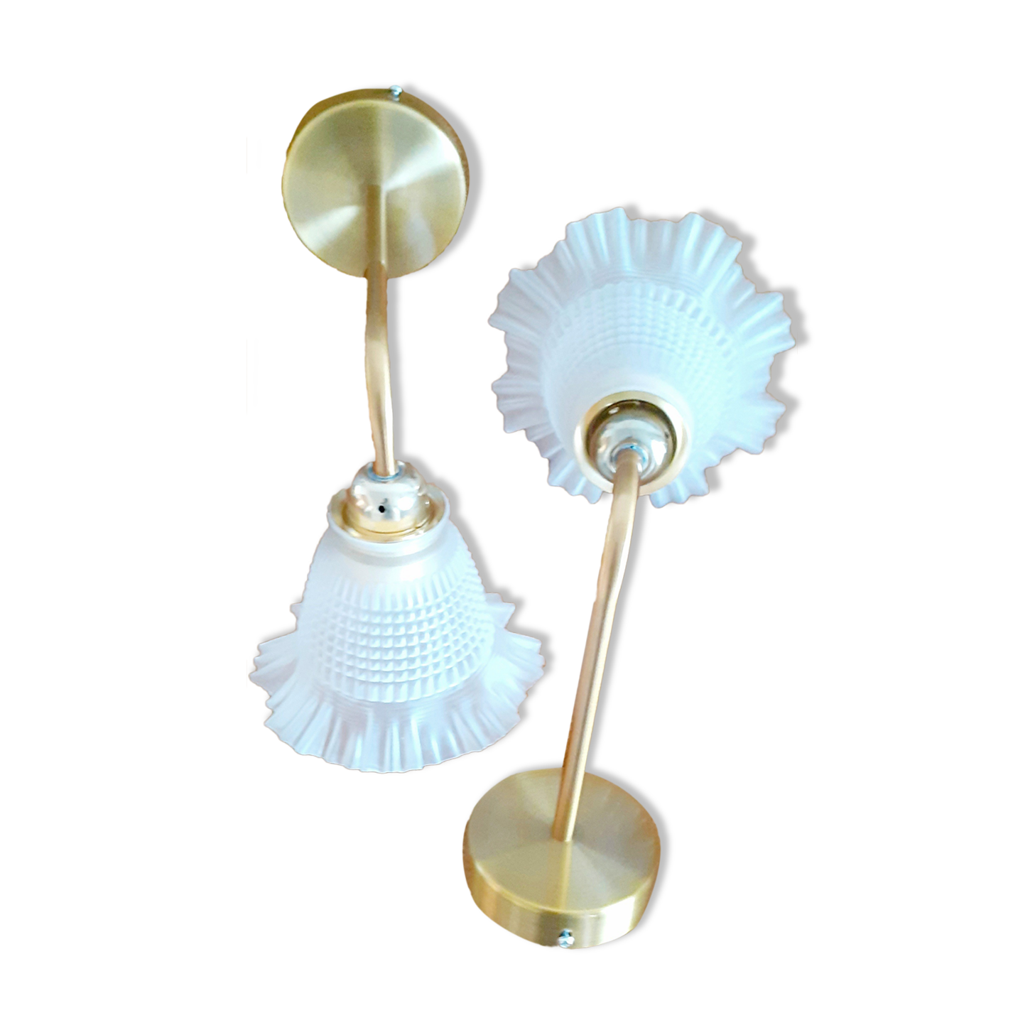 Pair of vintage wall lamps