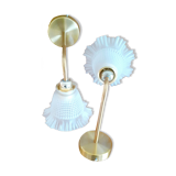 Pair of vintage wall lamps