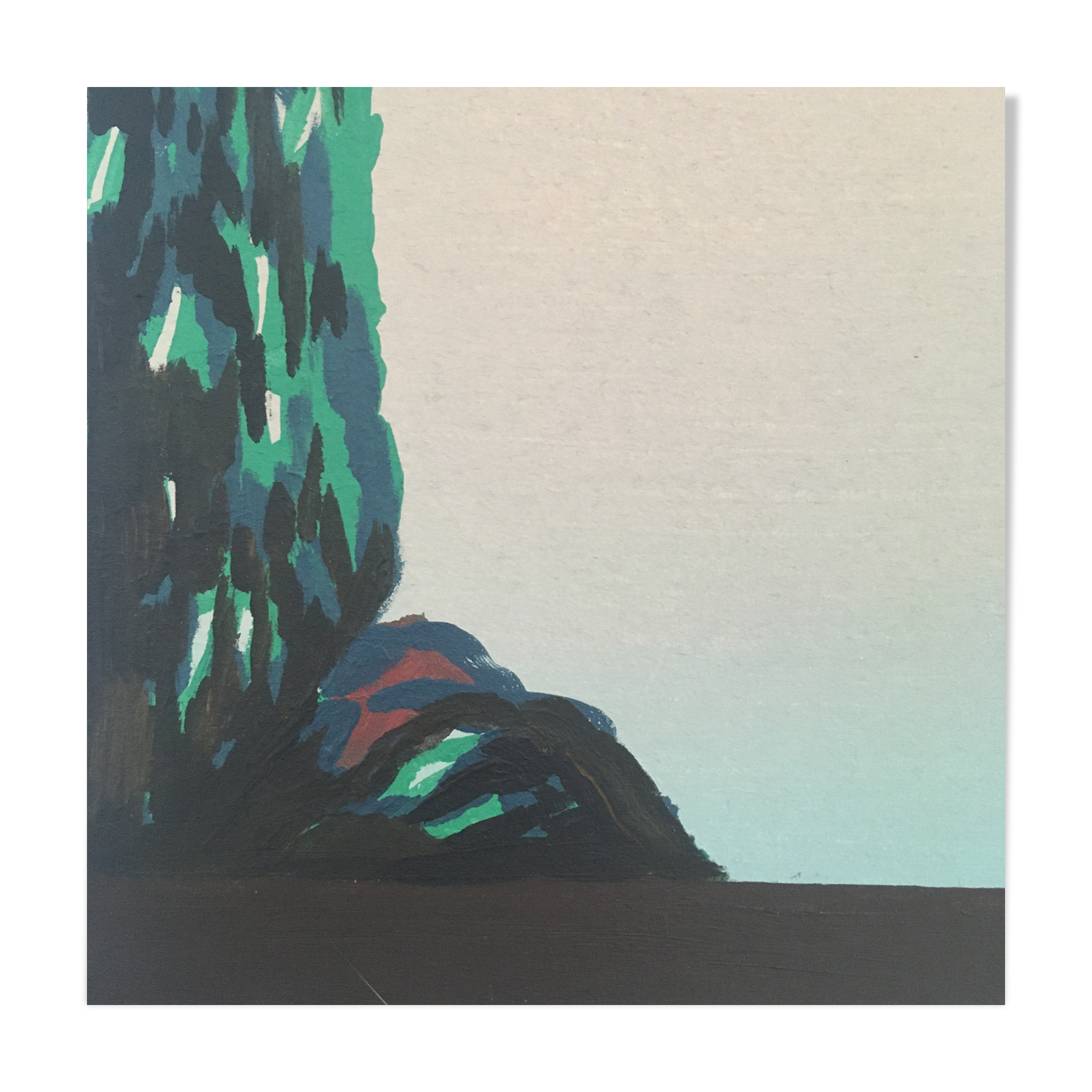 Evening wall, painting