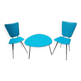 Chaises et table