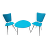 Chaises et table