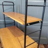 Vintage Scandinavian self-supporting shelf cabinet 1960