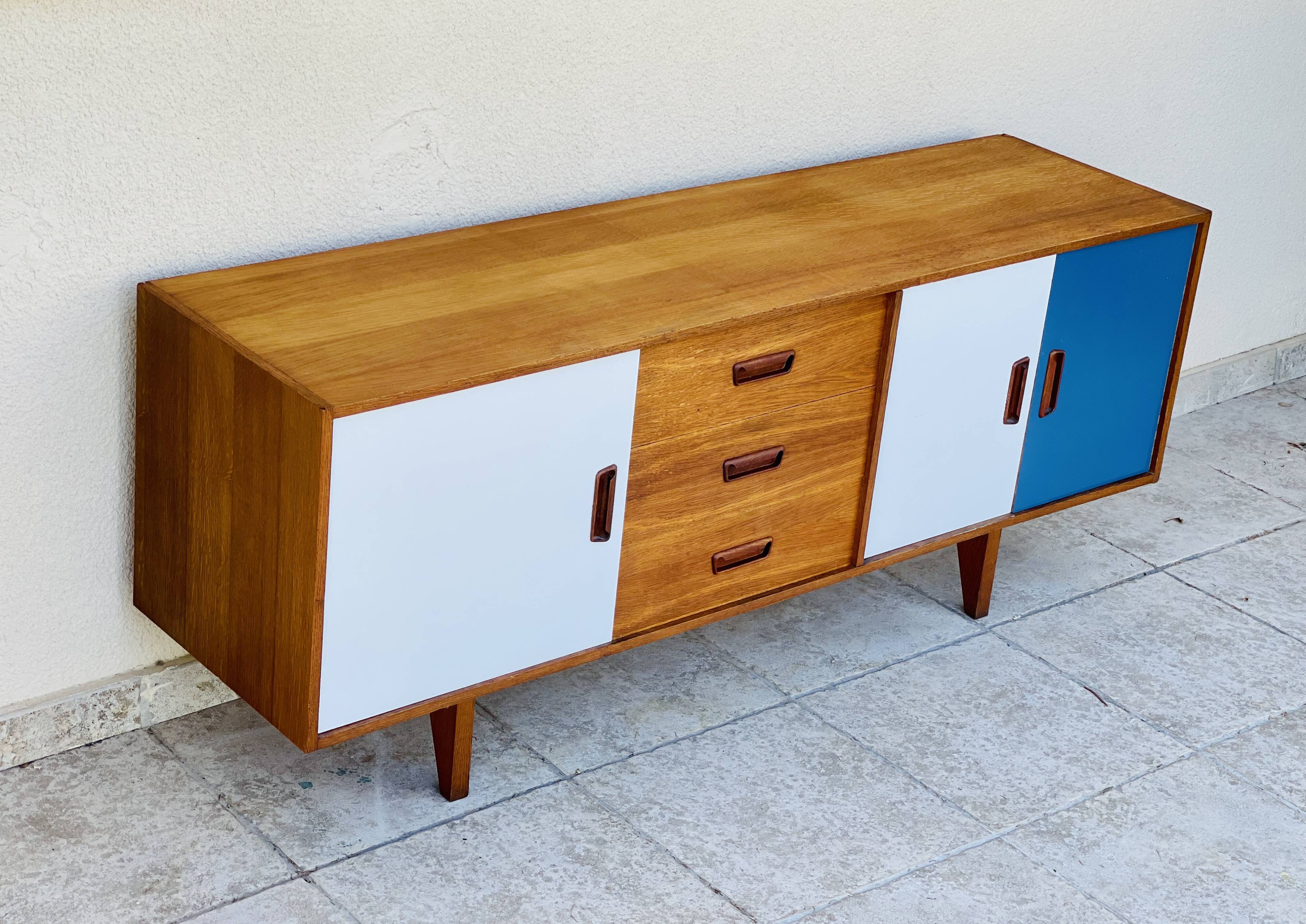 Vintage oak sideboard 1960