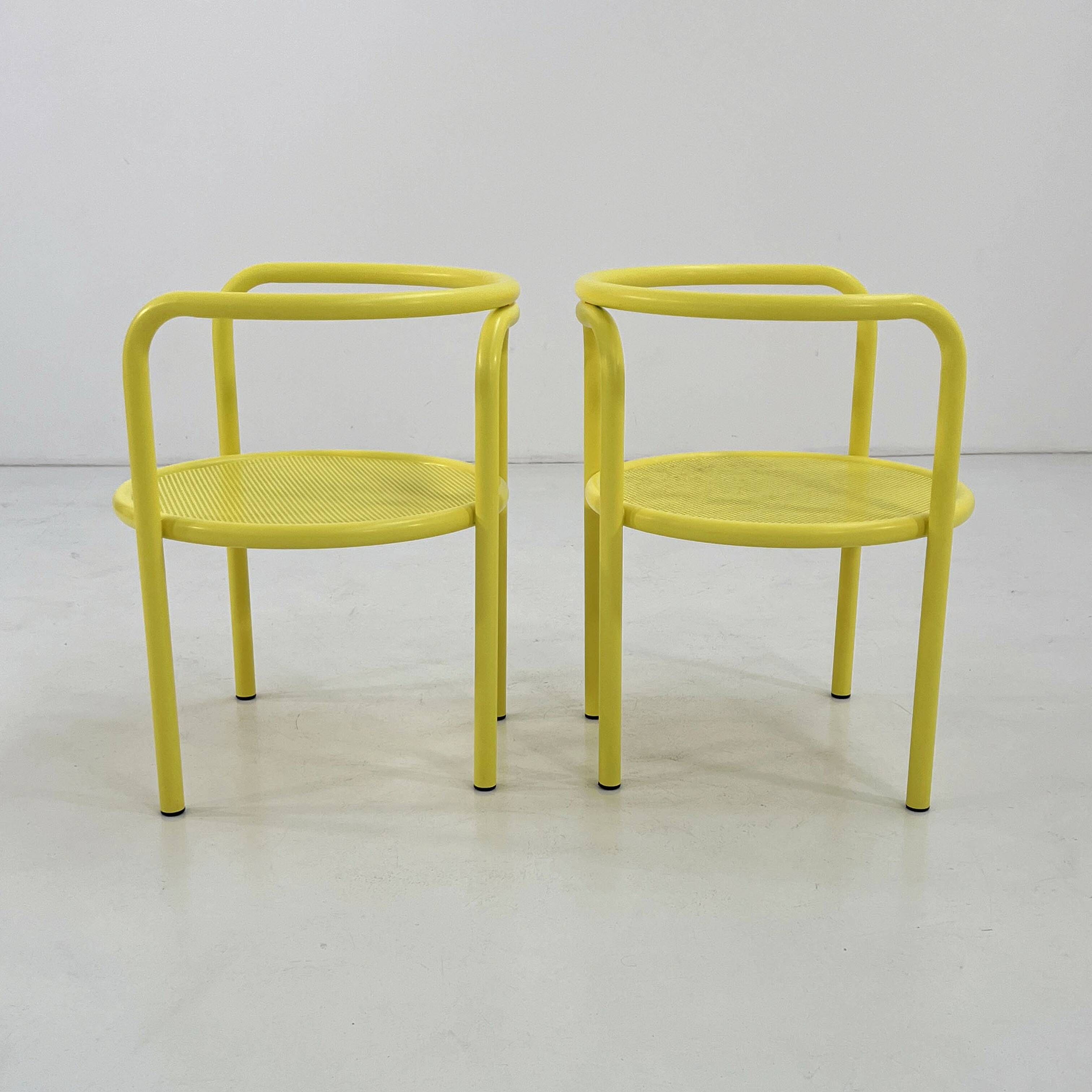 Set of 4 Locus Solus chairs by Gae Aulenti for Poltronova, 1960